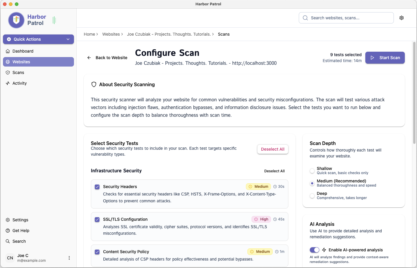 Security Scan in Progress